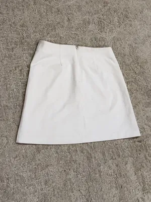 Aritzia- Sunday Best- White Tatiana High Waist Mini Skirt thumbnail 5