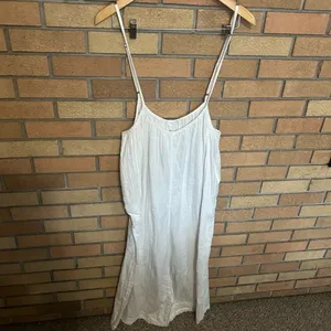 Anthropologie The Wrenley Suspender Pant Oversized White/Ivory Size M NO TOP thumbnail 3