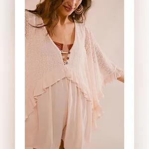 NWOT Free People Women's Natural As You Are Romper Oversized thumbnail 5