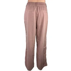 Abercrombie & Fitch Tan High Rise Front Pleated Wide Leg Career Dress Pants Sz M thumbnail 3
