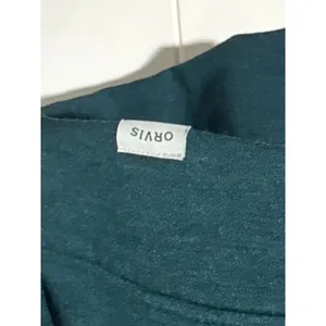 Orvis Teal Long Sleeve Sweatshirt Pullover High Low Hem Women's Size L/XL thumbnail 3