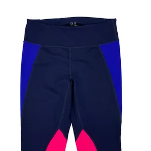 Gap Fit Capris Medium Blue Pink Activewear Colorblock Gym Athleisure thumbnail 2