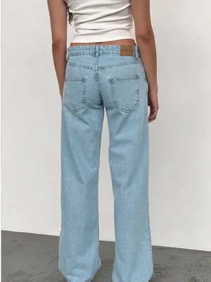 Motel Rocks light wash wide-leg jeans thumbnail 6