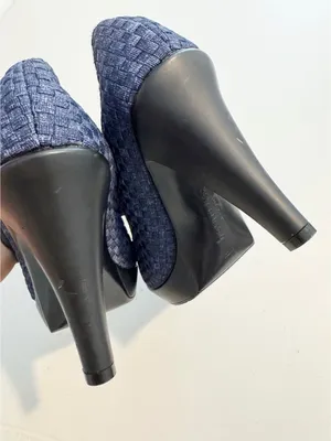 Bernie‎ Mev Legend Pumps 38 Handwoven Elastic High Heel Whimsigoth Fairy Grunge thumbnail 5