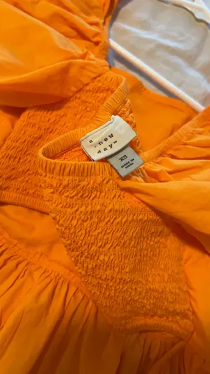 A New Day Mini orange dress thumbnail 3
