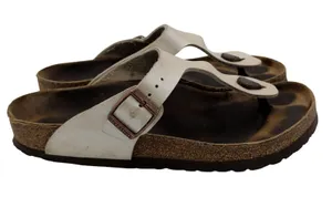 Birkenstock Gizeh Thong Sandals Pearly White EU 41 US Women 10-10.5 Regular Wide thumbnail 1