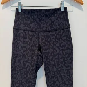Lululemon Align High-Rise Crop Intertwined Camo Deep Coal Multi size 4 thumbnail 5