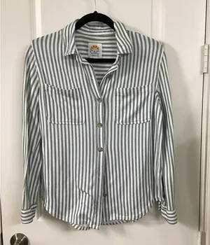 C&C Striped Button thumbnail 1