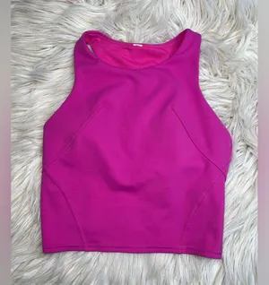 Lululemon Invigorate Training Tank Top – size 2 (Crop Length, Removable Cups) thumbnail 1