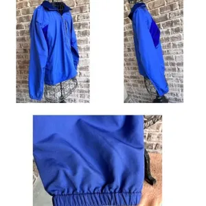 Windbreaker Rain Jacket Unisex Small Blue Stetch Panels Zippe… thumbnail 6