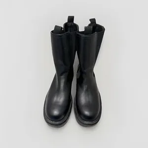 ShoeDazzle Women’s Size 7 Chunky Chelsea chunky Black Platform Boots thumbnail 4