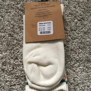 New Urban Outfitters athletic stripe crew socks, one size, 80% cotton thumbnail 6
