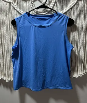 Amazon Women’s Sleeveless Tank Top - Blue thumbnail 1