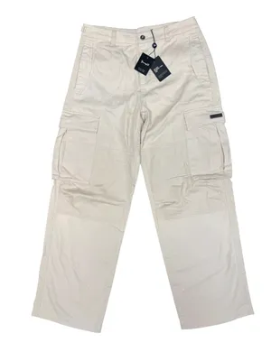 YoungLA Womens Metro Cargo Pockets Pants Womens Beige Khaki Small NEW NWT thumbnail 4
