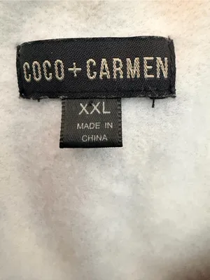 Coco + Carmen Taupe Animal Print Pullover Sweatshirt thumbnail 3