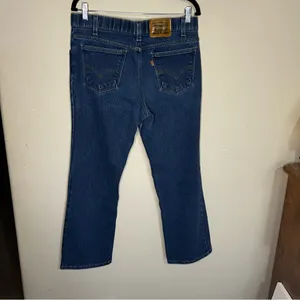 Levi's Vintage 90’s Action Orange Tab High‎ Rise Crop Straight Denim Jeans thumbnail 6