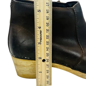 Dansko‎ Maria Brown Leather Clog Ankle Boots Wood Heel Womens 36 Rustic Cottage thumbnail 9