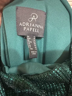 Adrianna Papell Emerald Green Cowl Neck Maxi Dress thumbnail 7