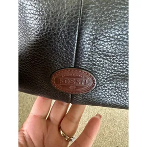Fossil Morgan Vintage Traveler Genuine Leather Messenger Crossbody Shoulder Bag thumbnail 5