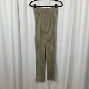 Free People Beach Tan Imogene Sweater Pants Sz.S thumbnail 4