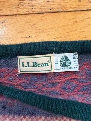 Vintage L.L. Bean Sweater Wool thumbnail 3