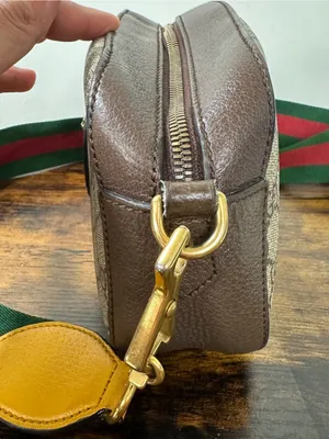 Gucci Neo GG Supreme Camera Crossbody Bag Web Strap Feline 476466 thumbnail 16