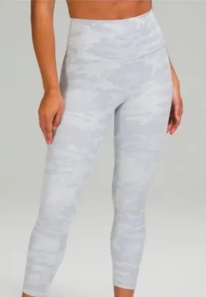 Lululemon Wunder Under Tight 25" Camo Jacquard Alpine White Camo thumbnail 1