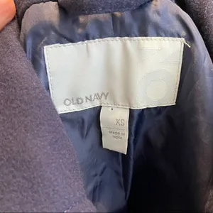 Old Navy‎ Wool Blend Coat Navy thumbnail 7