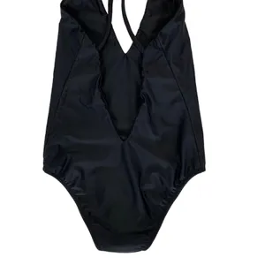 Rebekah Victoria Swimsuit Small Black One Piece Sexy Retro Y2K Beach thumbnail 5
