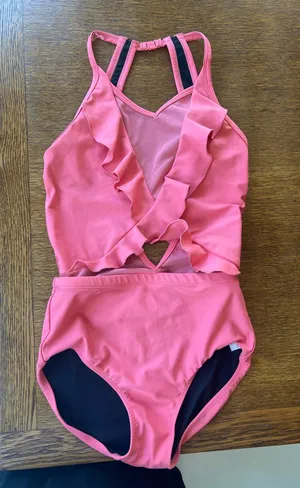 Oh la la brand coral dance leotard adult XS thumbnail 1
