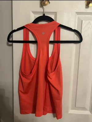 Lululemon Orange Swifty Tech Tank thumbnail 2