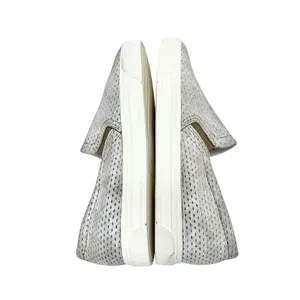 Naturalizer Aileen Grey‎ Metallic Perforated Leather Slip On Sneakers Womens 9M thumbnail 7