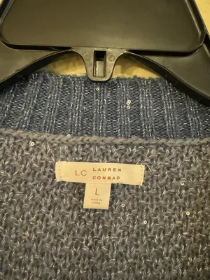 Metallic Cardigan Sweater thumbnail 4