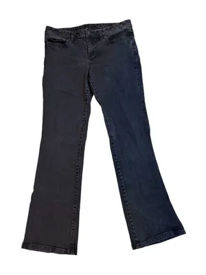Tory Burch Classic Boot Black 30 Womens Bootcut Stretch Denim‎ Jeans thumbnail 1