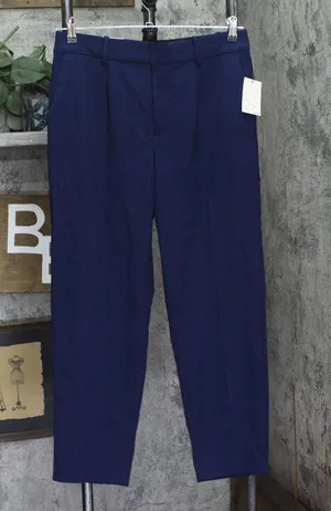 A New Day Womens Tapered Ankle Pants 94655740 Navy Blue 10 thumbnail 1