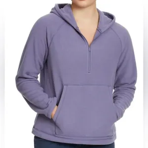 Bass Outdoor Quarter Zip Fleece Women's Hoodie - NWT - Size L thumbnail 1