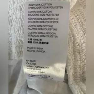 Anthropologie White Embroidered Top thumbnail 5
