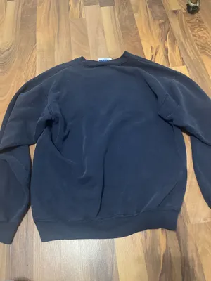 Vintage Hanes crew neck blue yellow thumbnail 4