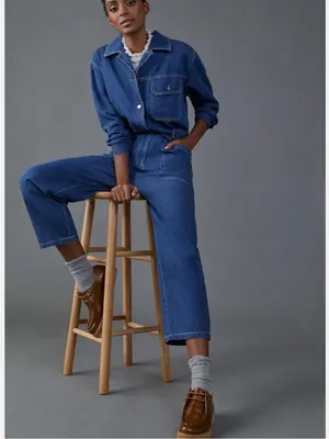 Anthropologie Mare Mare Aya Denim Utility Jumpsuit thumbnail 2
