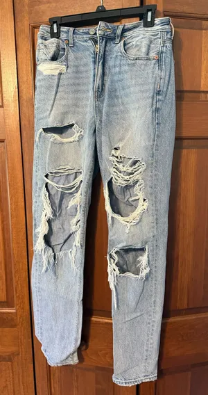American Eagle Highest Rise Mom Jeans x-long thumbnail 1