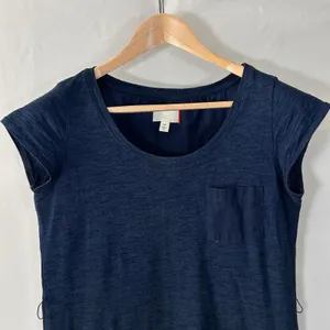 Vintage Tommy Hilfiger Dress Women Cotton Preppy 90s Y2K‎ Made in USA Navy Small thumbnail 6