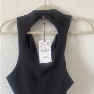 Zara Black Sleeveless Dress thumbnail 5