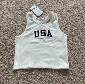 Zara USA Cropped Tank. Xs thumbnail 4