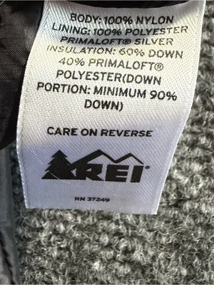 REI Co-op Down Vest Women's XS Black Pertex Quantum Packable Puffer thumbnail 11