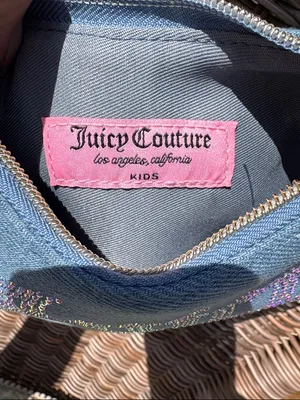 Juicy Couture Kids Mini Blue Denim Hobo Bag thumbnail 3