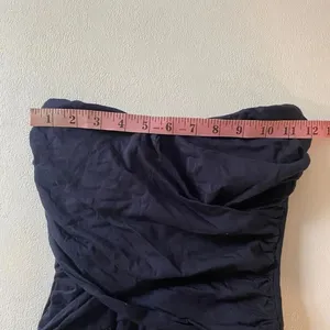 Victoria’s Secret Navy Strapless Ruched Sweetheart Dress XS Built In Bra thumbnail 5