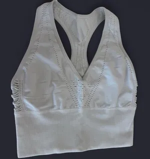 VS Pink White Sports Bra thumbnail 1
