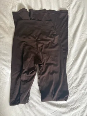 Aerie Brown Crossover Flare Leggings thumbnail 2