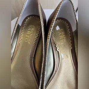 Franco‎ Sarto Metallic Brown/Gold Leather Flats - Size 7 thumbnail 8
