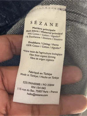 Sézane Denim Straight Leg Jeans Size 38 thumbnail 9